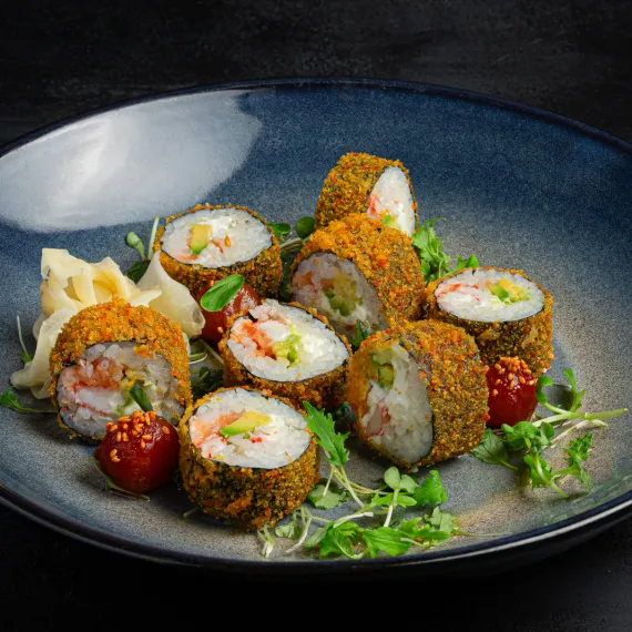 Краб-лосось темпура