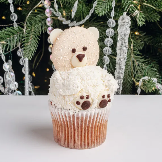 Big капкейк «Полярный мишка»