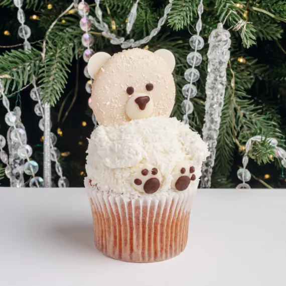 Big капкейк «Полярный мишка»