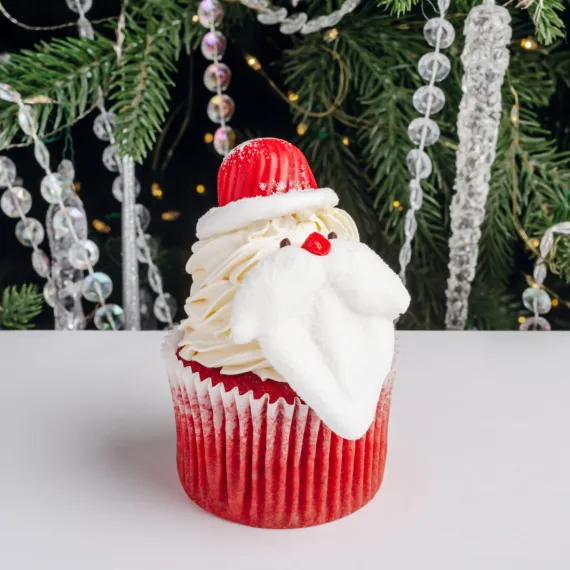 Big капкейк «Дед Мороз»