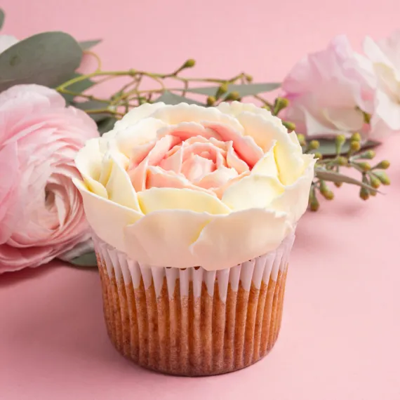 Капкейк «Роза»