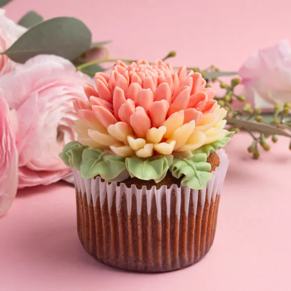 Капкейк «Георгин»