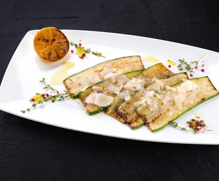Grilled zucchini