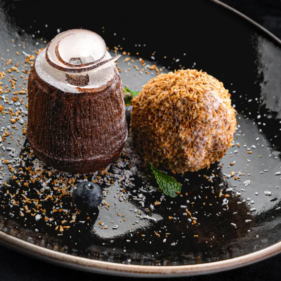 Шоколадный фондан