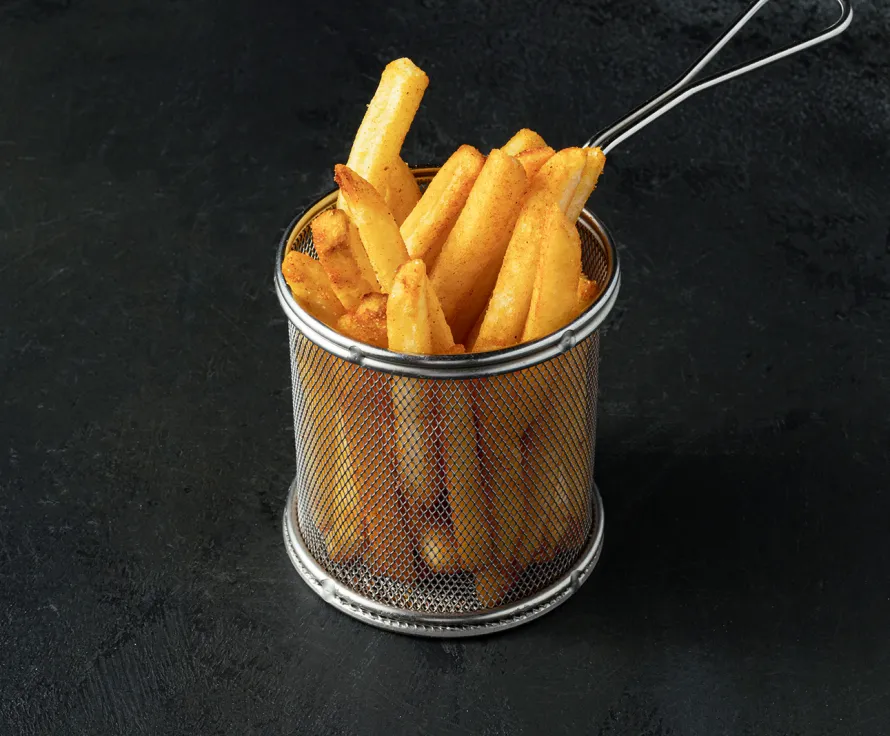 French fries with spices
